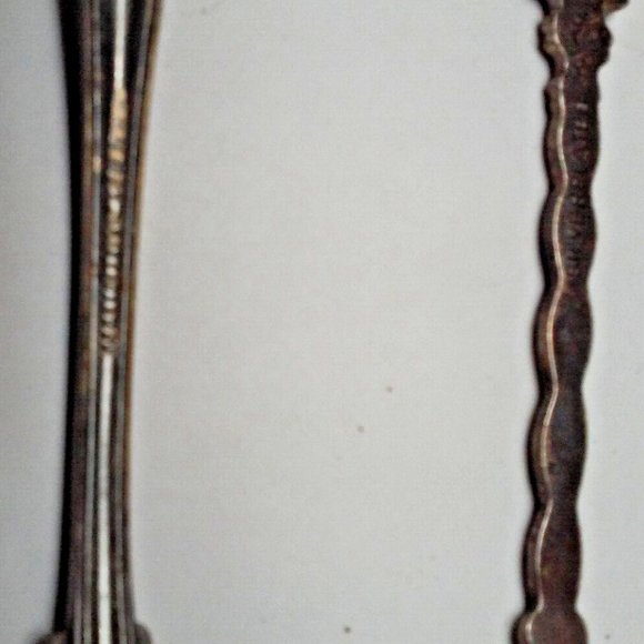 Vintage Lot Of 4 Silver Plated Spoons Need Cleaning 5" to 6" One Is 1847 Rogers - Picture 6 of 10